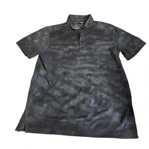 Travis Mathew Black Camo Polo Shirt